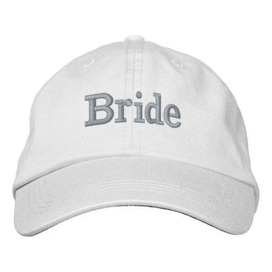 Brodée Casquette de baseball de jeune mariée (Devant)