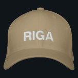 Brodée Casquette de baseball de Riga<br><div class="desc">Riga Casquette de baseball</div>