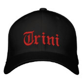 Brodée Casquette de baseball de Trini (Devant)