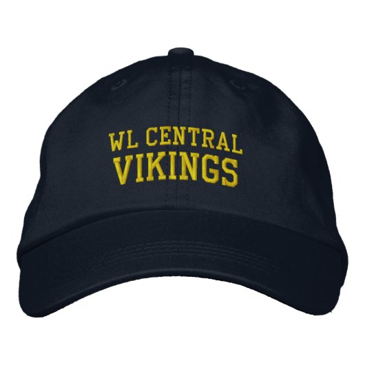 Brodée Casquette de baseball de Walled Lake Central High (Devant)