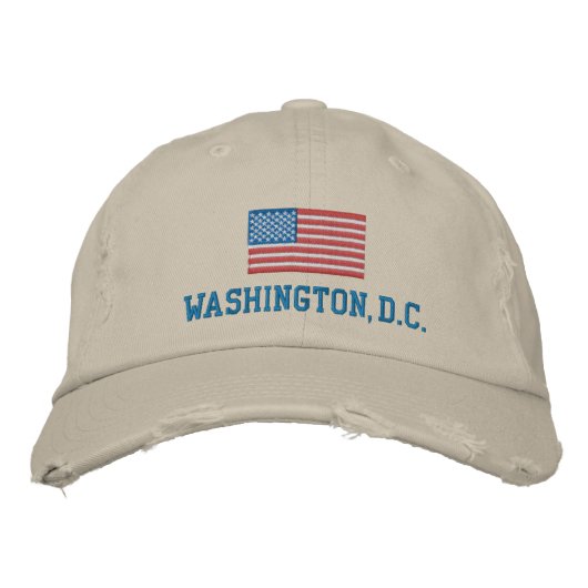 Brodée Casquette de baseball de Washington DC (Devant)
