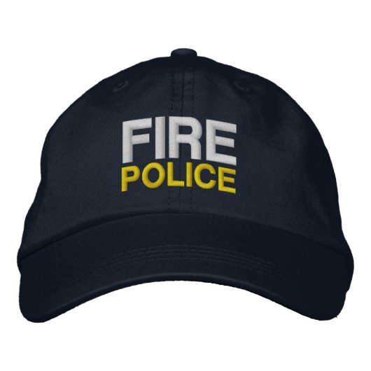 BRODÉE CASQUETTE DE BASEBALL EMBROIDÉE PAR LA POLICE DES  (Devant)
