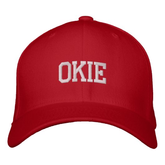 Brodée Casquette DE BASEBALL OKIEEMBROIDEE (Devant)