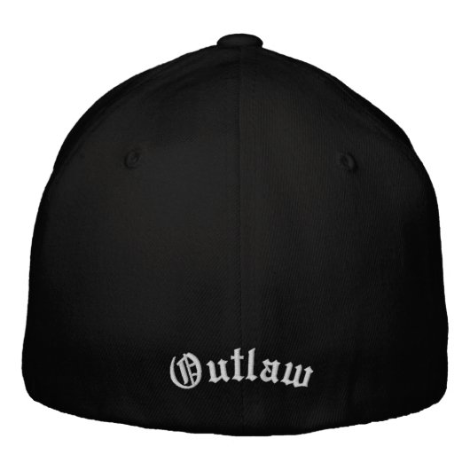 Brodée Casquette de Baseball Outlaw (Dos)