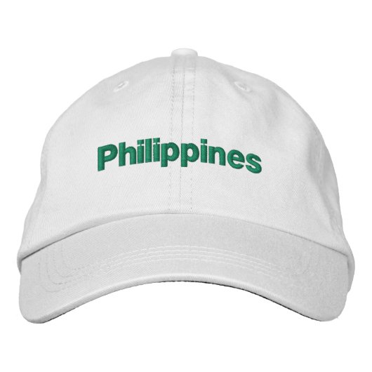 Brodée Casquette de baseball philippin (Devant)
