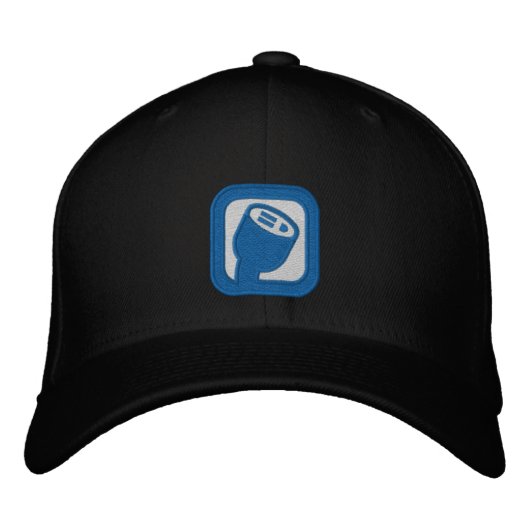 Brodée Casquette de baseball PlugShare (Devant)