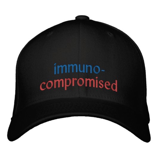 Brodée Casquette de baseball pour immunodéprimés (Devant)