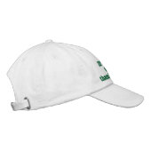 Brodée casquette de baseball réglable, avec citation agri (Droite)