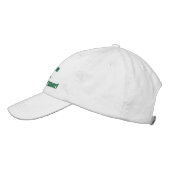 Brodée casquette de baseball réglable, avec citation agri (Gauche)