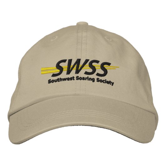 Brodée Casquette de baseball réglable - SWSS (casquette d (Devant)