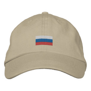 Brodée Casquette de baseball russe - Drapeau russe