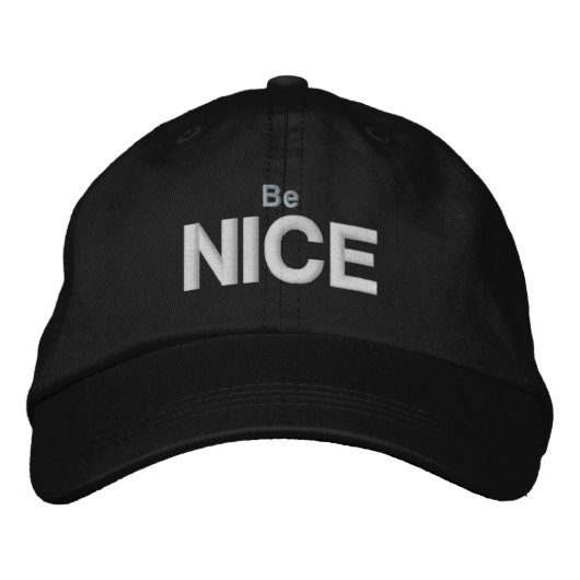 Brodée Casquette de baseball « Sois GENTIL » (Devant)