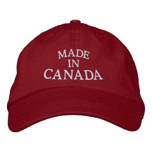 Brodée Casquette de baseball Souvenir du Canada Casquette (Devant)