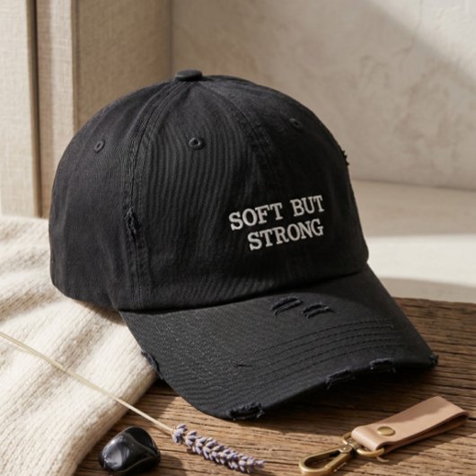 Brodée Casquette de Baseball | Typographie de Terre esthé