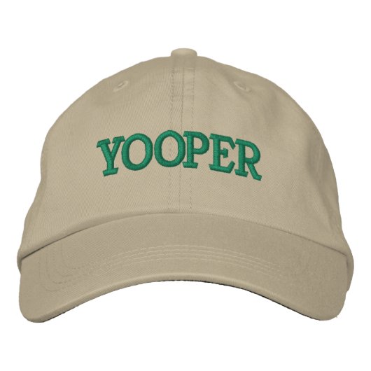 Brodée casquette de baseball "Yooper" (Devant)