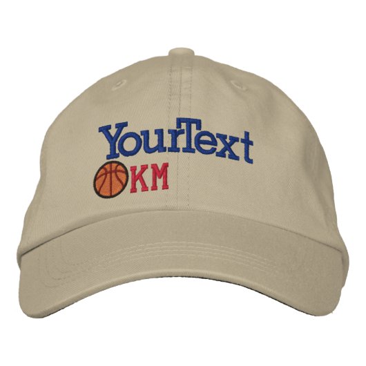 Brodée Casquette de basket-ball - SRF (Devant)