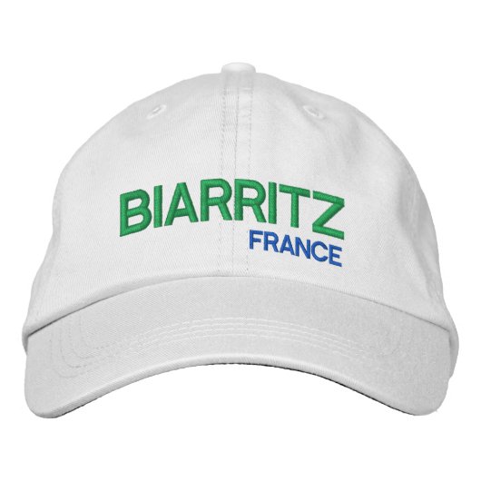 Brodée Casquette de Biarritz* France (Devant)