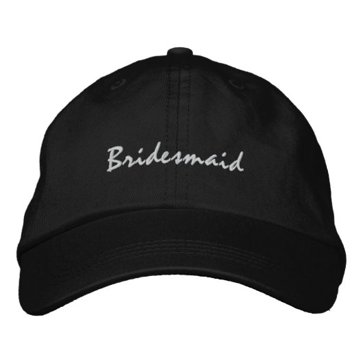 Brodée Casquette de Bridesmaid (Devant)