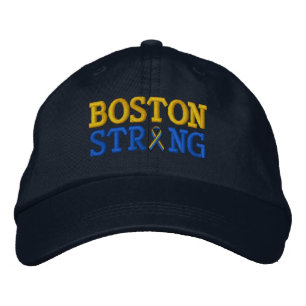 Brodée Casquette de broderie à ruban robuste de Boston