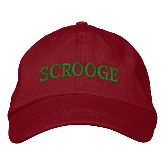 Brodée CASQUETTE de broderie SCROOGE (Devant)