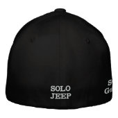Brodée Casquette de Câble-Ajustement de SOLOJEEP (Dos)