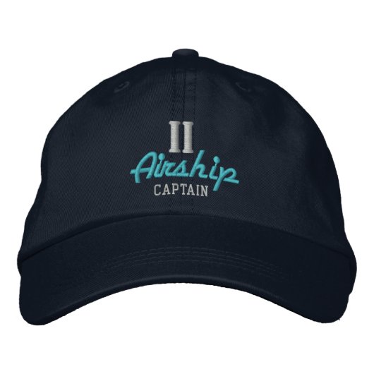 Brodée casquette de CAPITAINE DE DIRGEABLE cap (Devant)