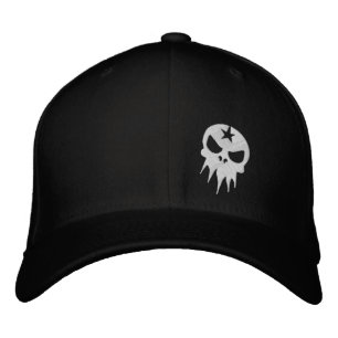 Brodée Casquette de crâne brodé