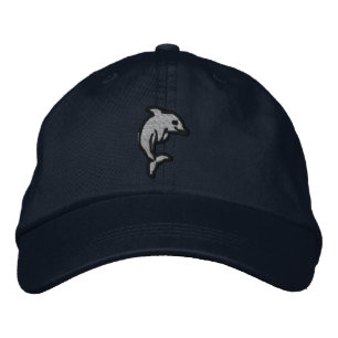 Brodée Casquette de dauphin
