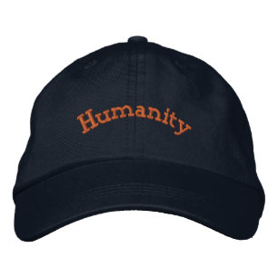 Brodée Casquette de déclaration simple et puissante sur l