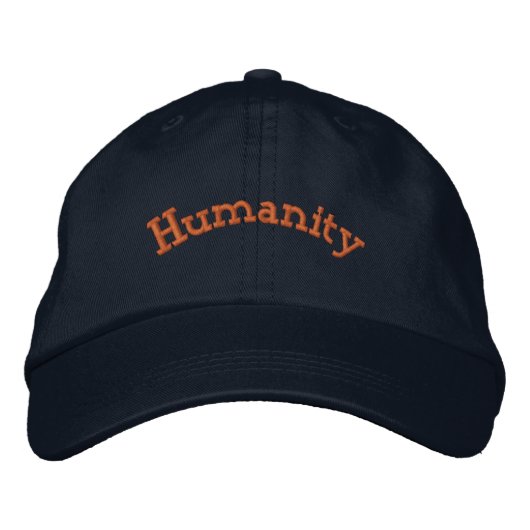 Brodée Casquette de déclaration simple et puissante sur l (Devant)