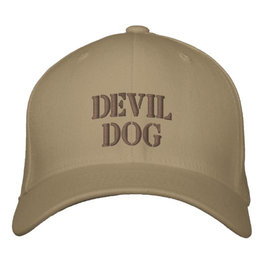 BRODÉE CASQUETTE DE DIABLE DOG (Devant)