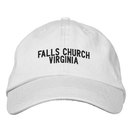 Brodée Casquette de Falls Church Virginia (Devant)