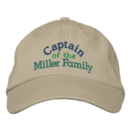 Brodée Casquette de famille par SRF - Modèle (Devant)