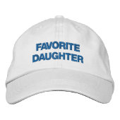 Brodée Casquette de fille préférée (Devant)