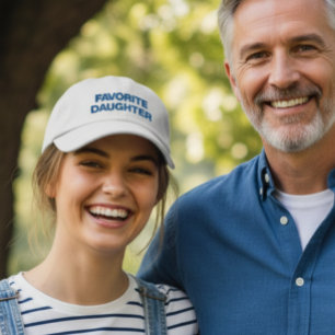 Brodée Casquette de fille préférée