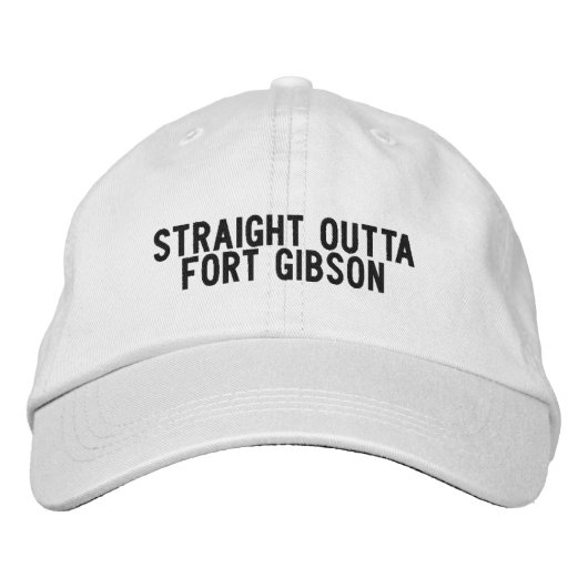 Brodée Casquette de Fort Gibson Oklahoma (Devant)