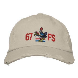 Brodée casquette de golf 67FS avec Callsign