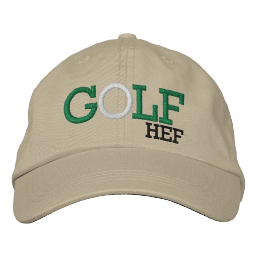 Brodée Casquette de golf par SRF (Devant)