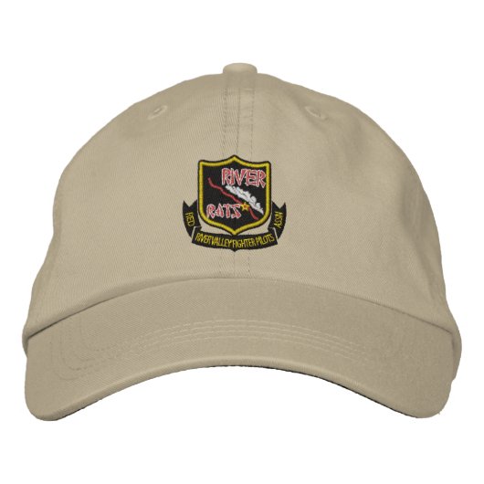 Brodée CASQUETTE de golf RAT (Devant)