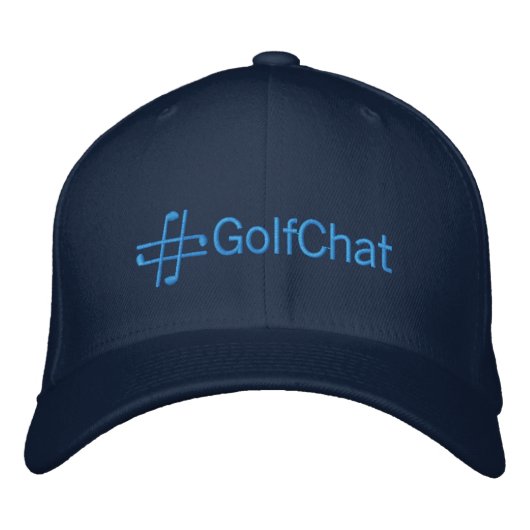Brodée Casquette de #GolfChat (Devant)