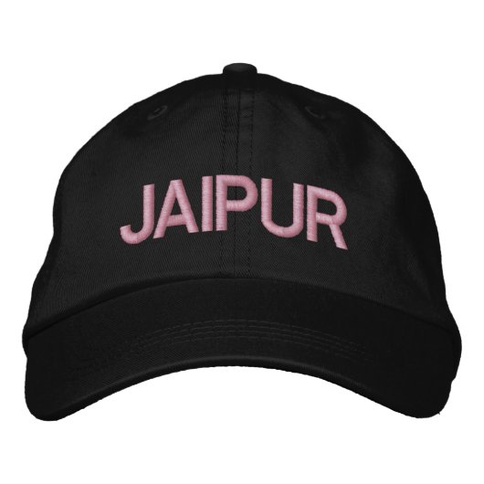 Brodée Casquette de Jaipur (Devant)
