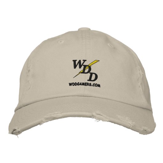Brodée Casquette de joueur brodé WDD (Devant)