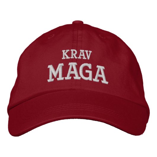 Brodée Casquette de Krav Maga (Devant)