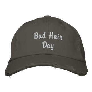 Brodée Casquette de la journée des cheveux mauvais
