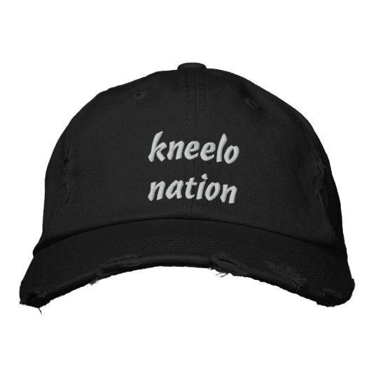 Brodée casquette de la nation kneelo (Devant)