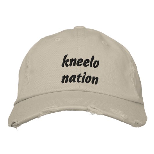 Brodée casquette de la nation kneelo (Devant)