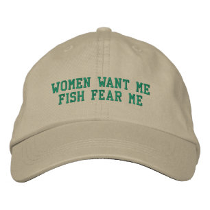 Brodée Casquette de la peur du poisson