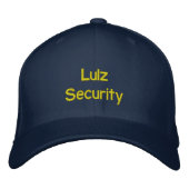 Brodée Casquette de la sécurité de Lulz (Devant)