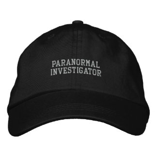 Brodée Casquette de l'enquêteur paranormal