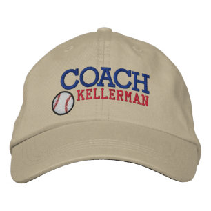 Brodée Casquette de l'entraîneur BASEBALL